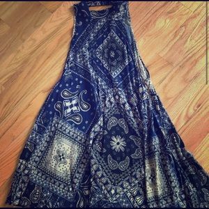 High neck loose free people dress🌸